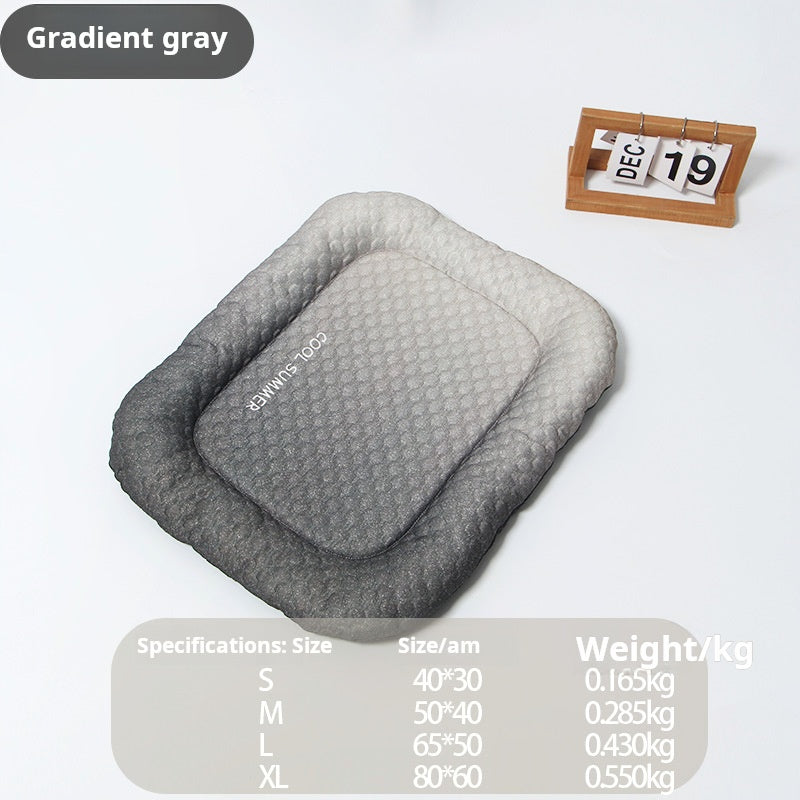 🐶❄️ Pet Cooling Pad Mat for Dogs and Cats Ice Silk Summer Cool Bed Blanket 🐾✨🌿 Gradient Colours 🌈 | Soft & Breathable 🧊 | Summer Comfort ☀️