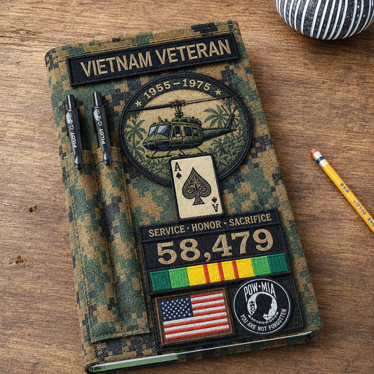 🔥Limited Edition, Only 100 Sets Left!  - 🎖️Vietnam Veteran Tactical Journal Notebook