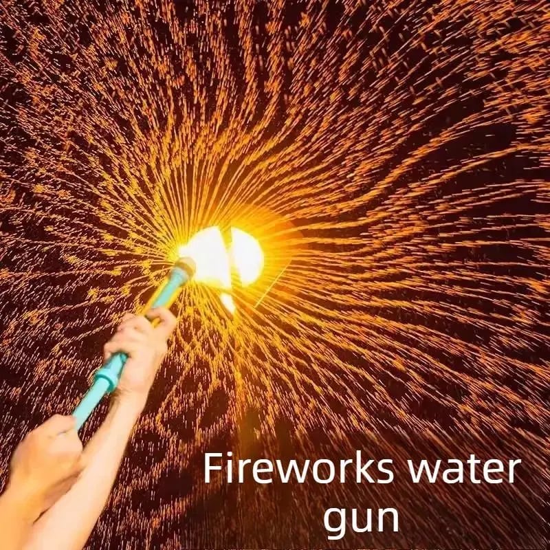 ✨2026 Summer💦High Pressure Fireworks Water Gun, Creative Pull-Out Water Cannon Toy, Summer Water Fight & Party Photo Atmosphere Props