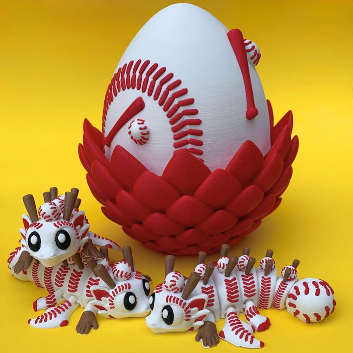 Baseball Dragons & Egg