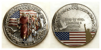 🏆NEW YEAR 60% OFF - 🙏2026“Journey of Peace Mission”Commemorative Coin