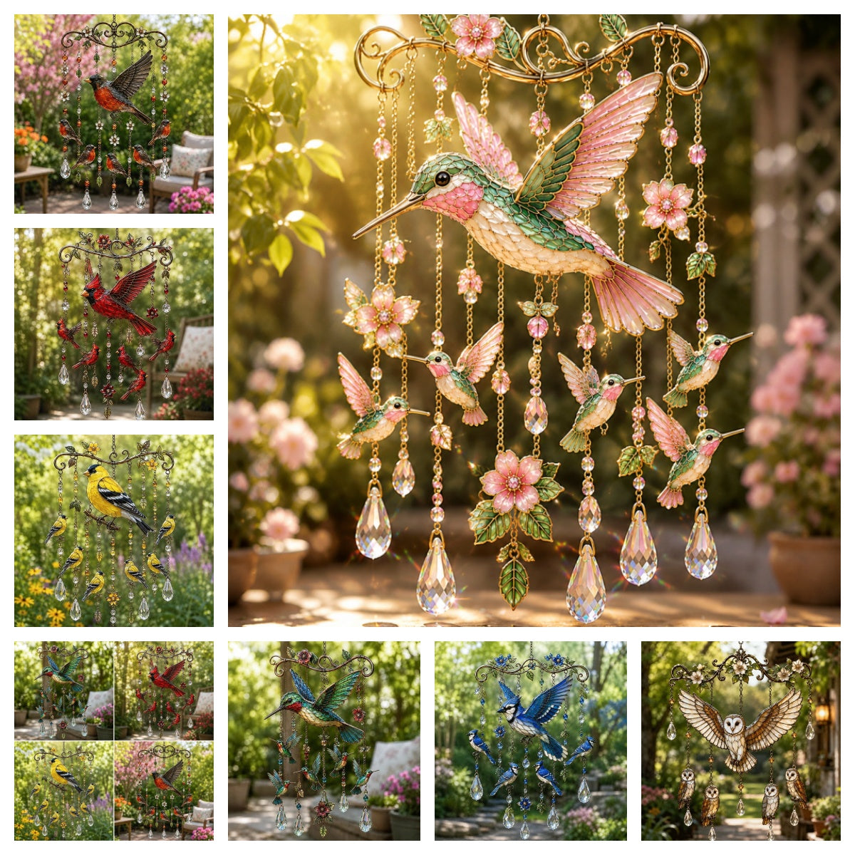 🐦🎐Summer Sale 66% OFF - 🐦🎐Graceful Hummingbird Wind Chime