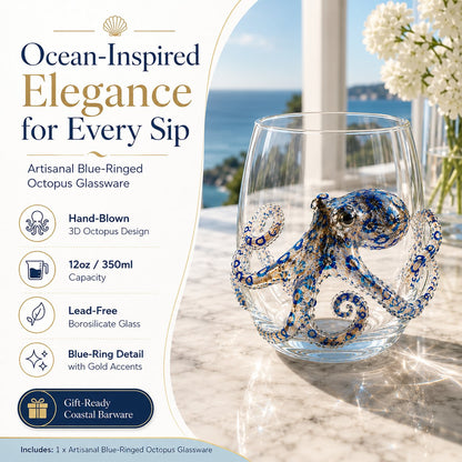 🔥 Last Day 66% OFF – 🌊 3D Ocean Animal Artisan Glassware Collection