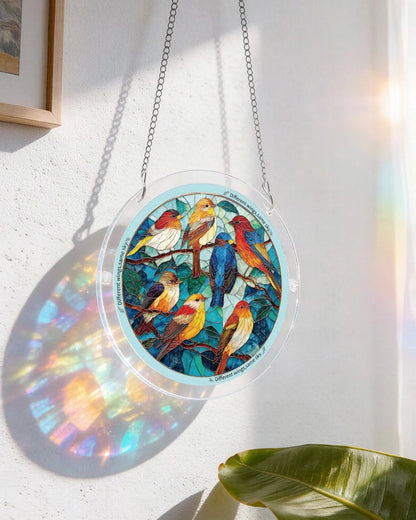 🌅 Acrylic Suncatcher Puzzles – Build, Hang & Watch Beautiful Designs Illuminate Your Space! 🌸🐦🌊