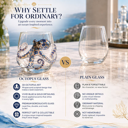 🔥 Last Day 66% OFF – 🌊 3D Ocean Animal Artisan Glassware Collection
