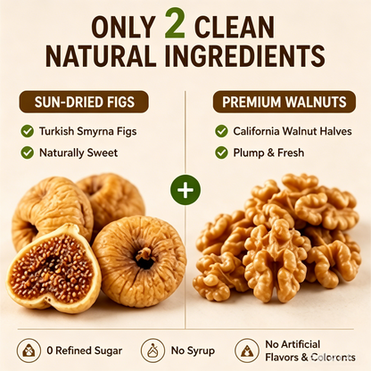 🌰 SUGAR-FREE FIG STUFFED WALNUTS