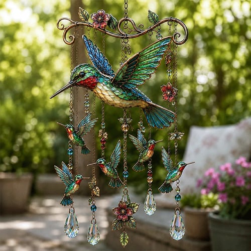 🐦🎐Summer Sale 66% OFF - 🐦🎐Graceful Hummingbird Wind Chime