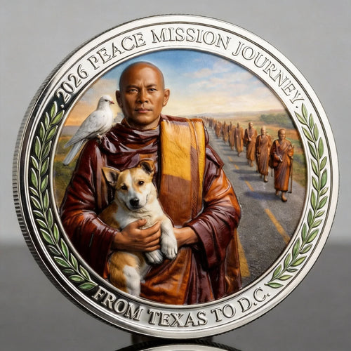 🏆NEW YEAR 60% OFF - 🙏2026“Journey of Peace Mission”Commemorative Coin