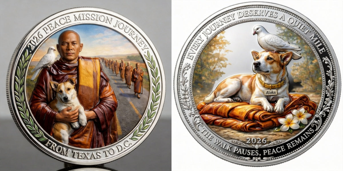🏆NEW YEAR 60% OFF - 🙏2026“Journey of Peace Mission”Commemorative Coin