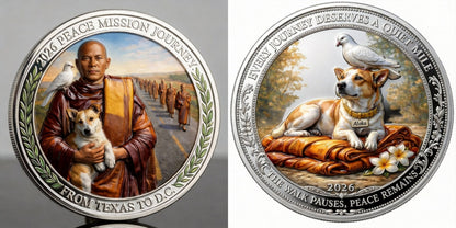 🏆NEW YEAR 60% OFF - 🙏2026“Journey of Peace Mission”Commemorative Coin