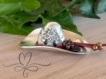 🔥⏰✨ Handcrafted Vintage Cowboy Hat Pendant
