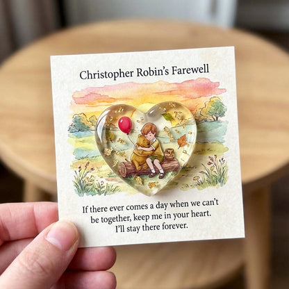 🚨Only 300 Units Left-🎁The Pooh Heart Keepsake A Pocket Hug from the Hundred Acre Wood💌Crafted By Hand