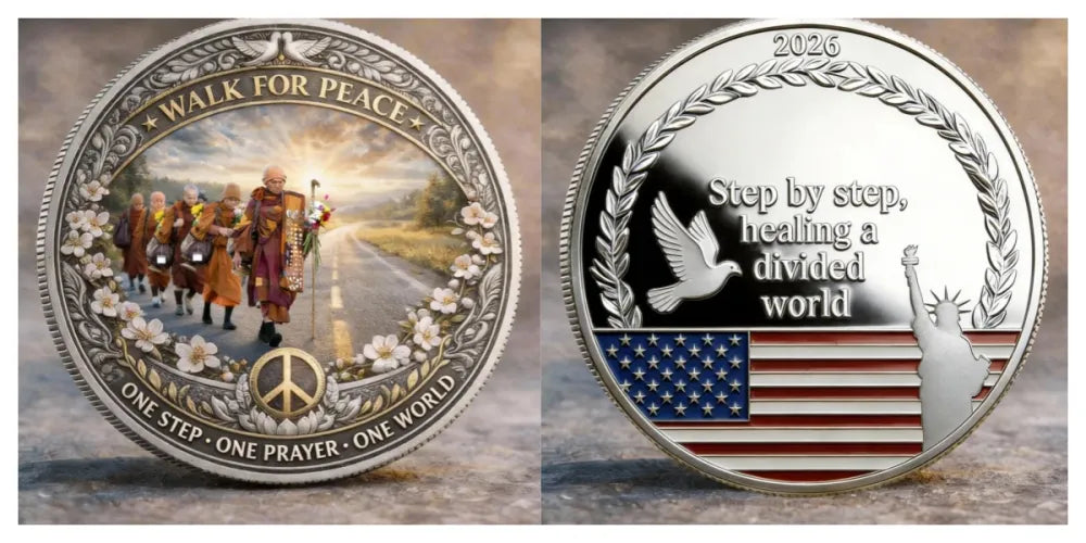 🏆NEW YEAR 60% OFF - 🙏2026“Journey of Peace Mission”Commemorative Coin