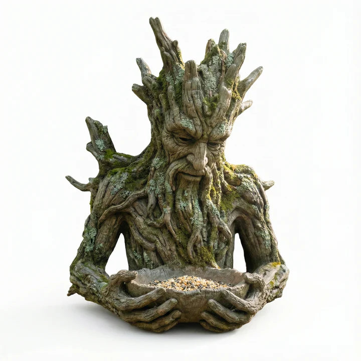 🌸The Quiet Offering A Tree-Integrated Bird Feeding Sculpture