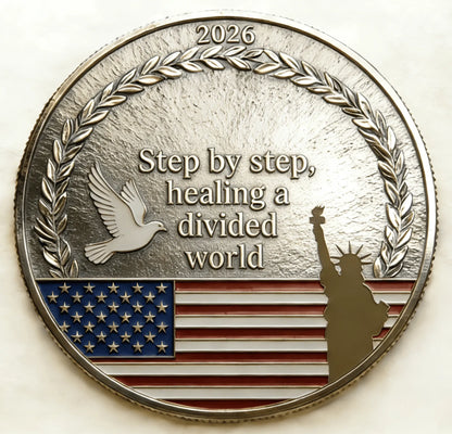 🏆NEW YEAR 60% OFF - 🙏2026“Journey of Peace Mission”Commemorative Coin