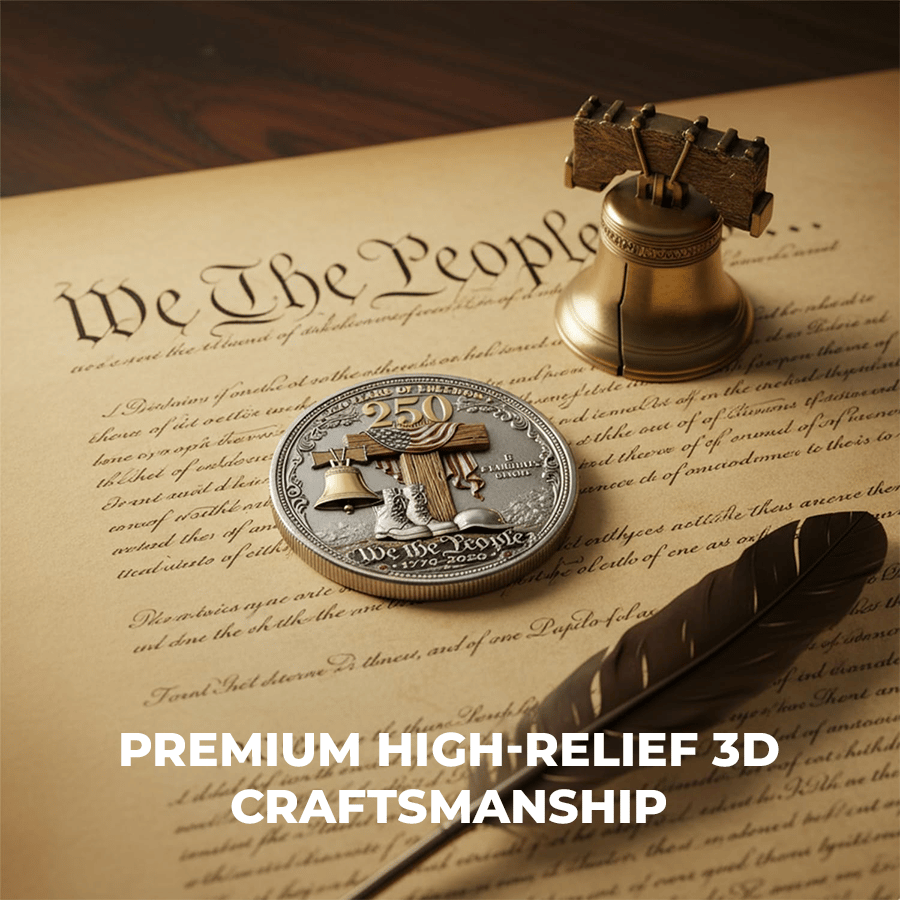 🔥Last Day 87% OFF-250 Years of Freedom Veteran Tribute Coin
