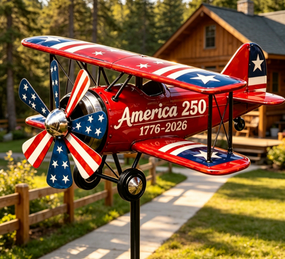 🔥Limited time 55% OFF🔥🇺🇸USA 250 “Liberty Windmill” Patriotic Garden Wind Spinner -✈️ (Free Delivery Fee)