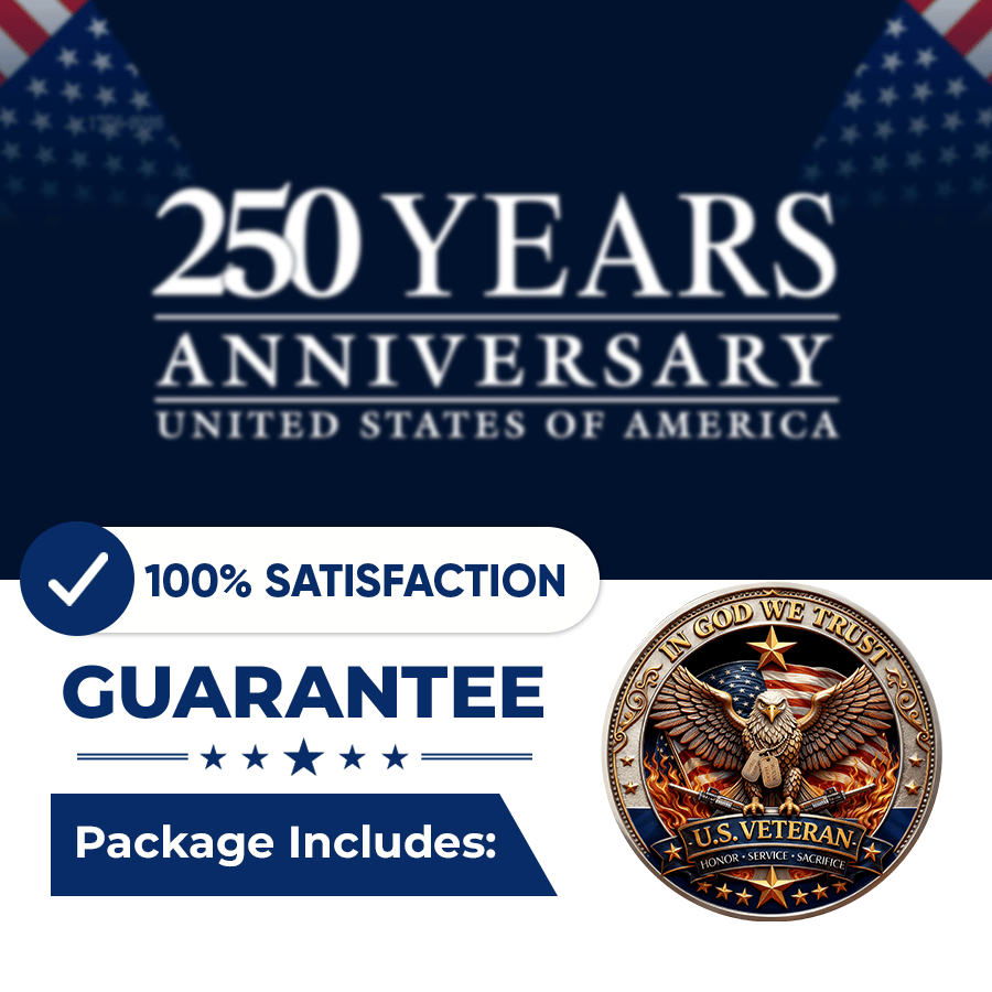 🔥Last Day 87% OFF-250 Years of Freedom Veteran Tribute Coin
