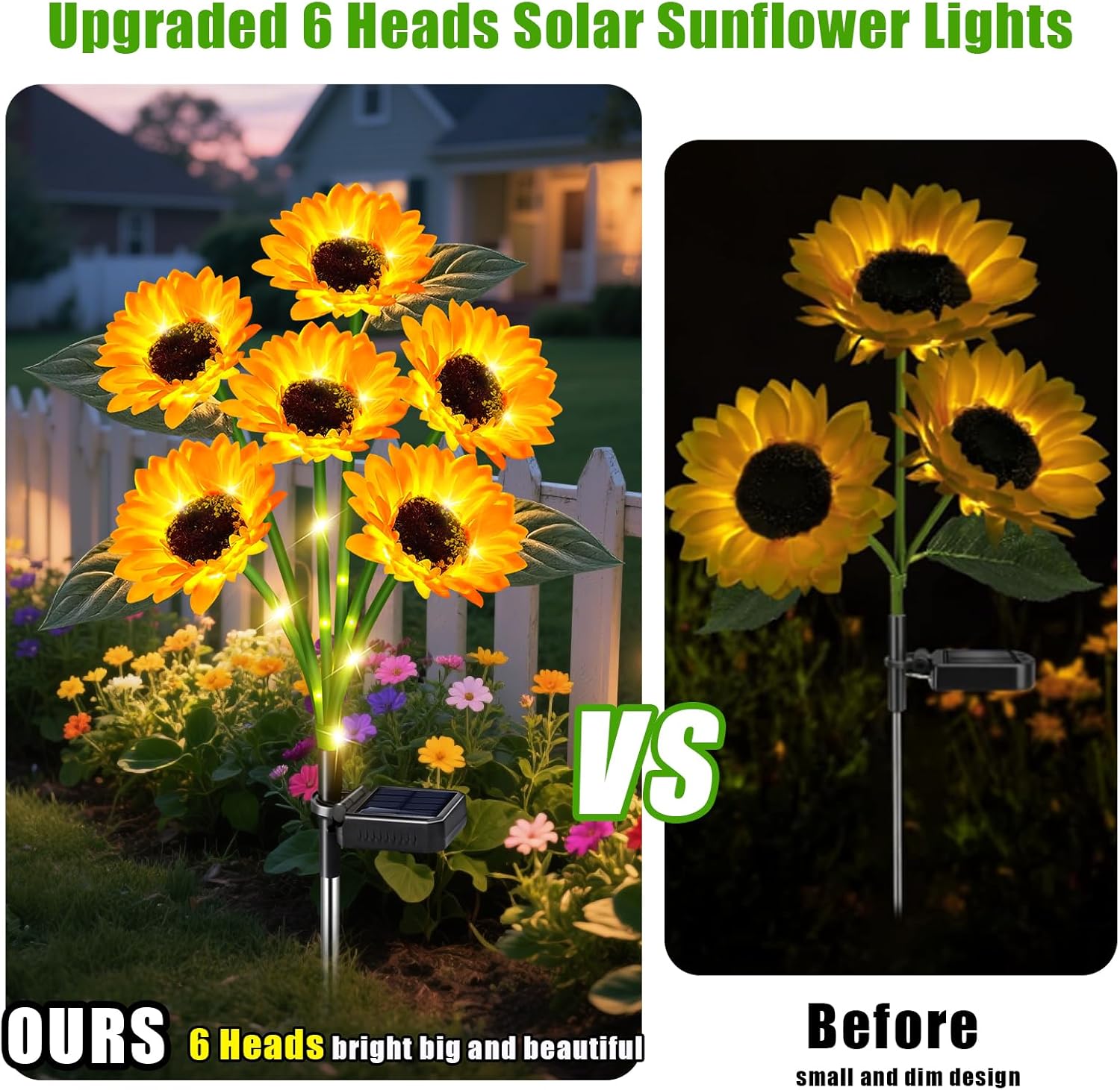 Set of 3 Sunflower Lights