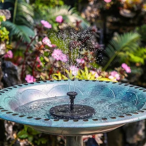 ☀️Solar Fountain Pump – Eco‐Friendly, Cordless, Floating Water Feature