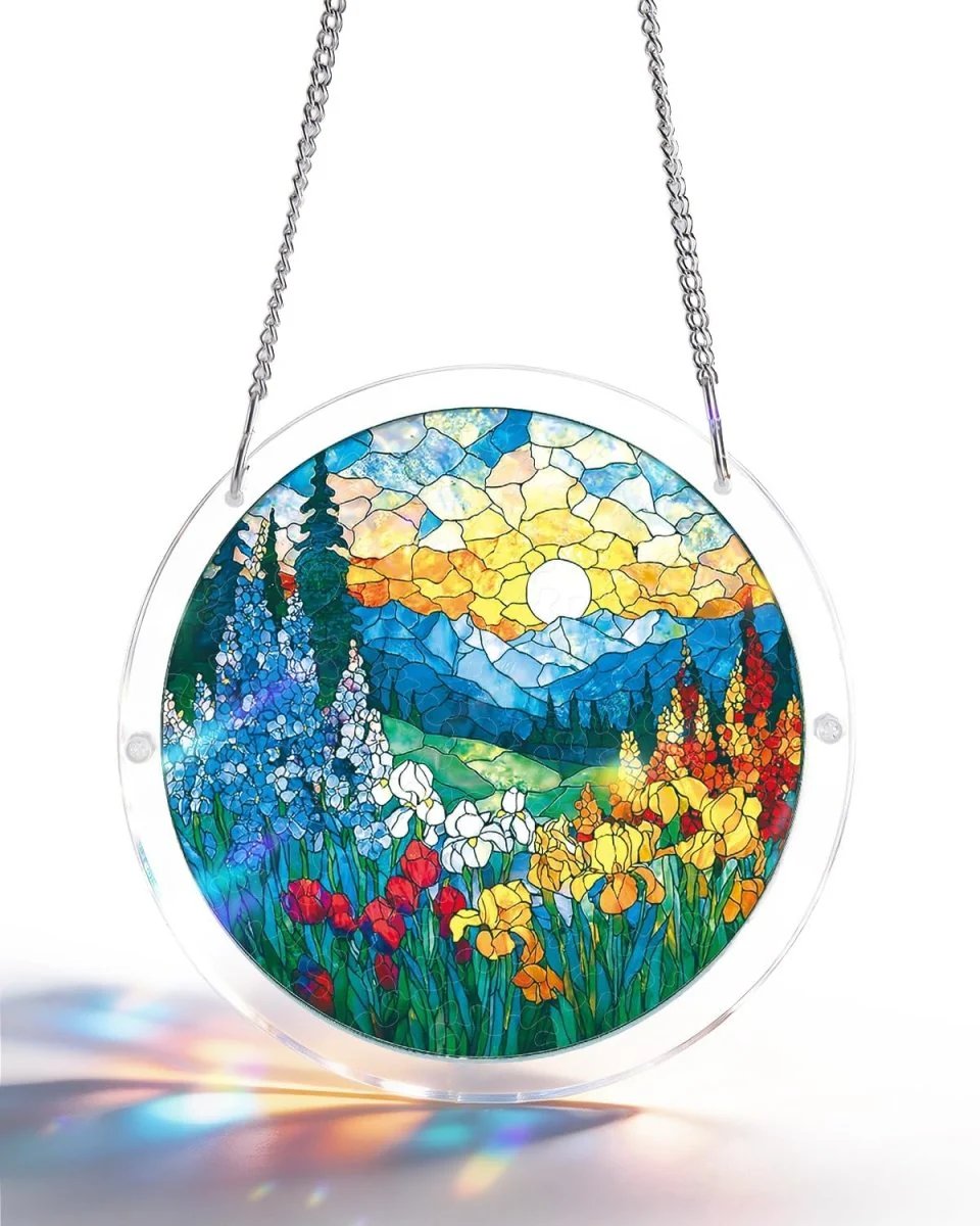 🌅 Acrylic Suncatcher Puzzles – Build, Hang & Watch Beautiful Designs Illuminate Your Space! 🌸🐦🌊