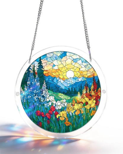🌅 Acrylic Suncatcher Puzzles – Build, Hang & Watch Beautiful Designs Illuminate Your Space! 🌸🐦🌊