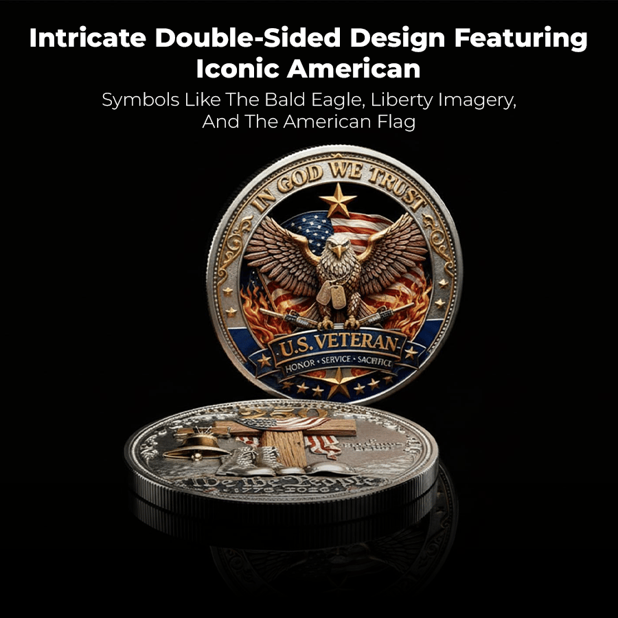 🔥Last Day 87% OFF-250 Years of Freedom Veteran Tribute Coin