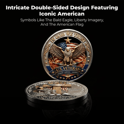 🔥Last Day 87% OFF-250 Years of Freedom Veteran Tribute Coin