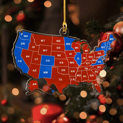 US State 2026 Memor Ornament