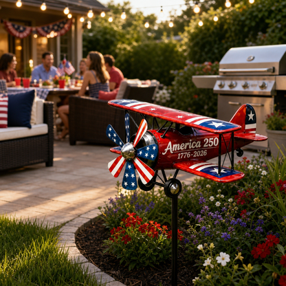 🔥Limited time 55% OFF🔥🇺🇸USA 250 “Liberty Windmill” Patriotic Garden Wind Spinner -✈️ (Free Delivery Fee)