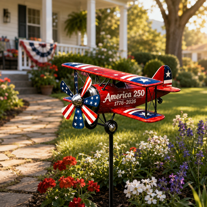 🔥Limited time 55% OFF🔥🇺🇸USA 250 “Liberty Windmill” Patriotic Garden Wind Spinner -✈️ (Free Delivery Fee)