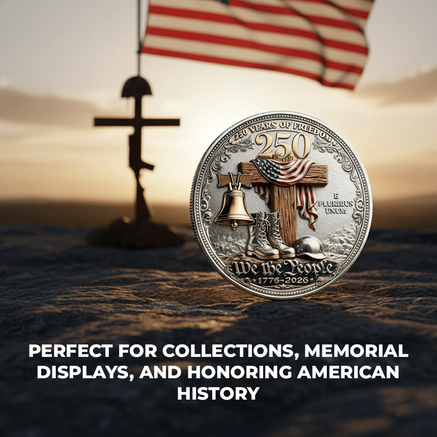 🔥Last Day 87% OFF-250 Years of Freedom Veteran Tribute Coin