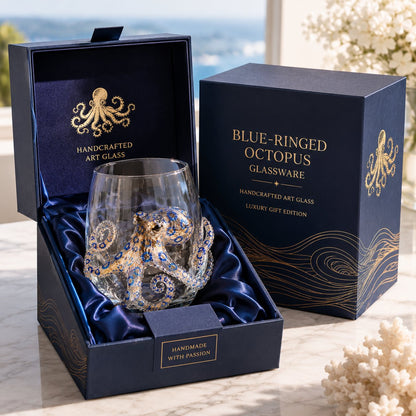 🔥 Last Day 66% OFF – 🌊 3D Ocean Animal Artisan Glassware Collection