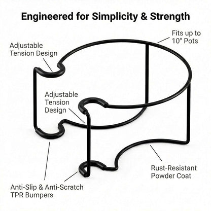 GripVerdeTM Railing Plant Hanger