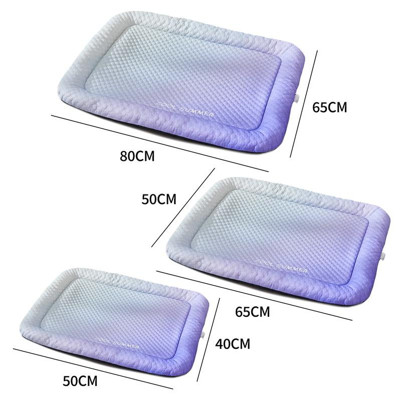 🐶❄️ Pet Cooling Pad Mat for Dogs and Cats Ice Silk Summer Cool Bed Blanket 🐾✨🌿 Gradient Colours 🌈 | Soft & Breathable 🧊 | Summer Comfort ☀️