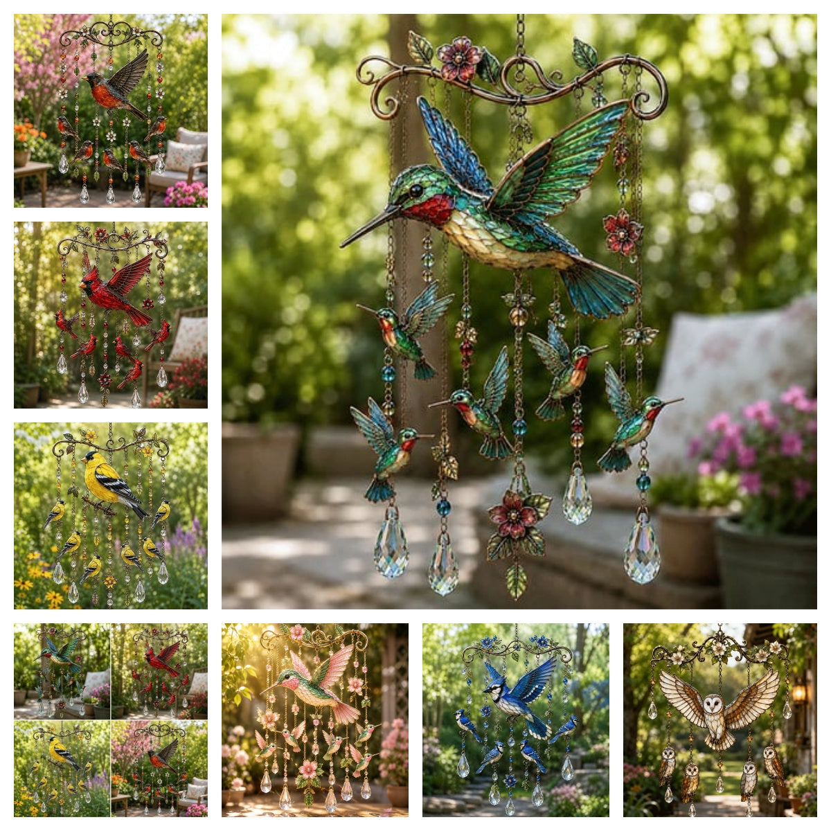 🐦🎐Summer Sale 66% OFF - 🐦🎐Graceful Hummingbird Wind Chime