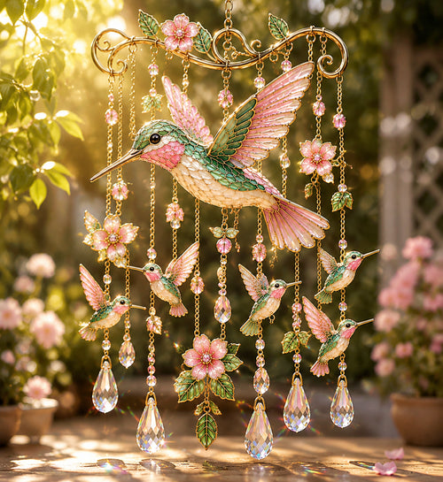 🐦🎐Summer Sale 66% OFF - 🐦🎐Graceful Hummingbird Wind Chime