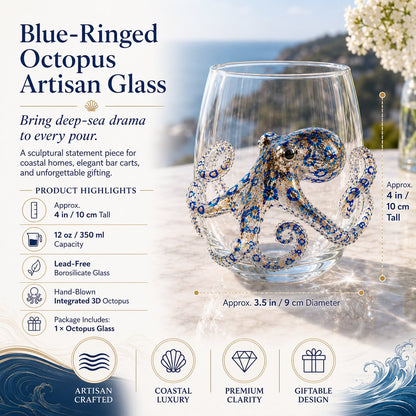 🔥 Last Day 66% OFF – 🌊 3D Ocean Animal Artisan Glassware Collection