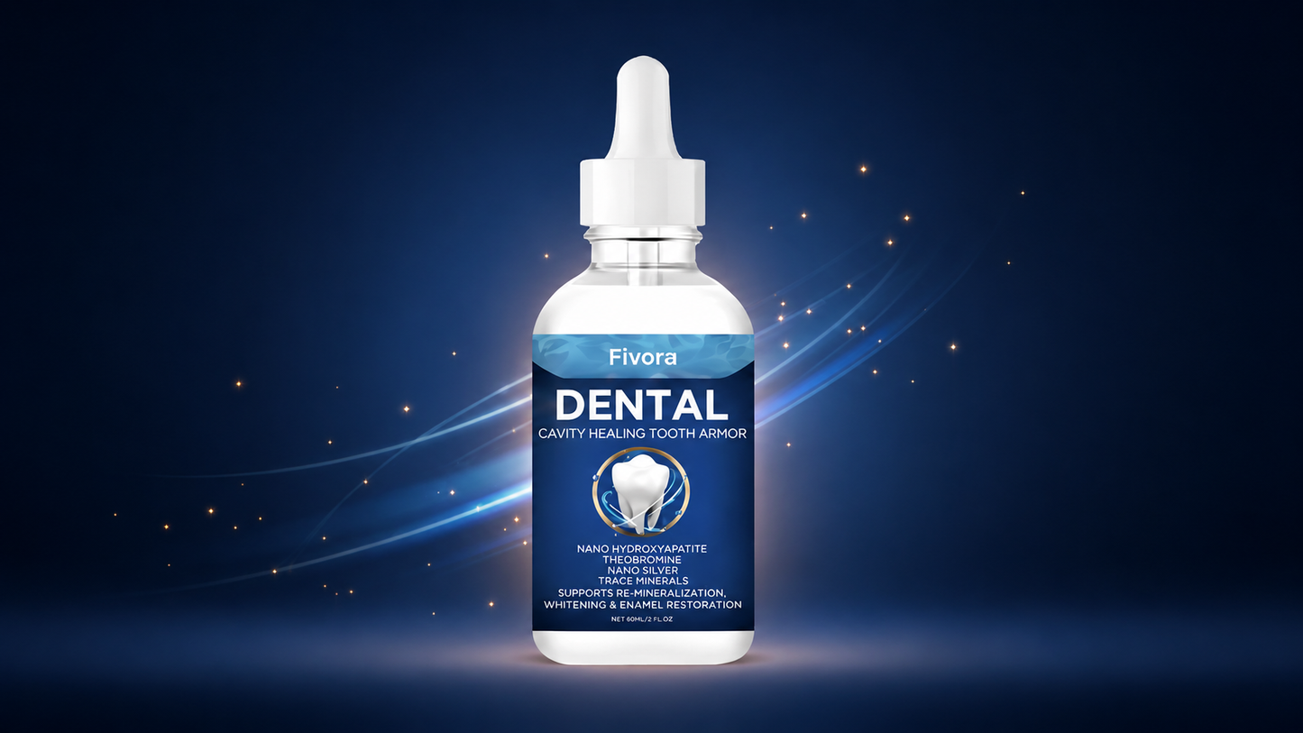 Fivora™ Advanced Enamel Repair & Whitening Kit (Includes Free LED Mirror)