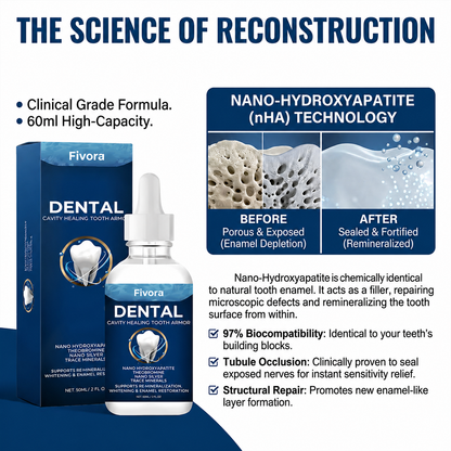 Fivora™ Advanced Enamel Repair & Whitening Kit (Includes Free LED Mirror)