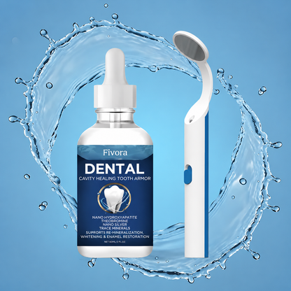 Fivora™ Advanced Enamel Repair & Whitening Kit (Includes Free LED Mirror)