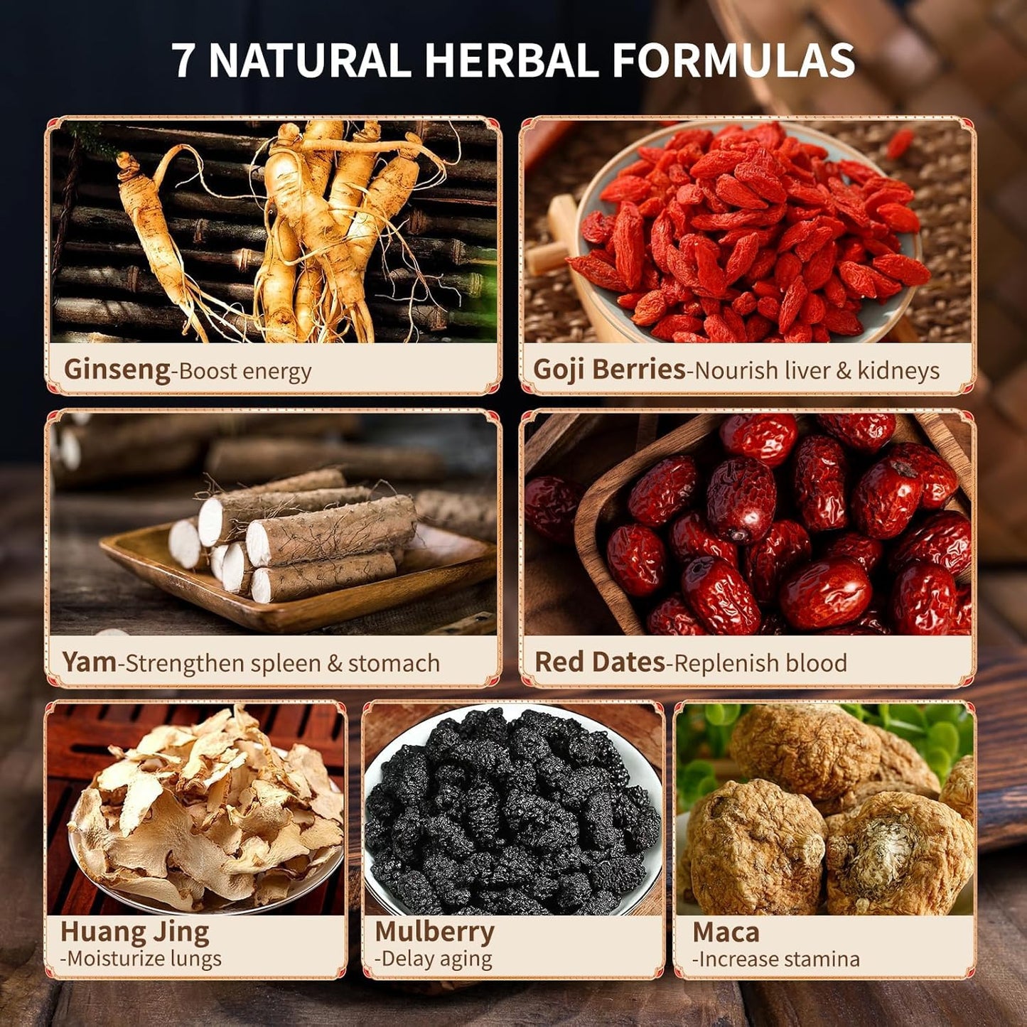 KIDNEY TEA FORMULA GINSENG - FIVE TREASURE TEA :Good for health, improves kidney conditions and function better