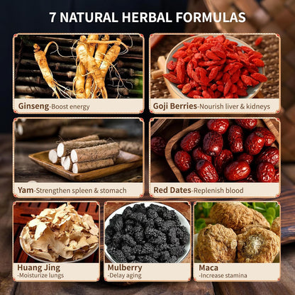 KIDNEY TEA FORMULA GINSENG - FIVE TREASURE TEA :Good for health, improves kidney conditions and function better