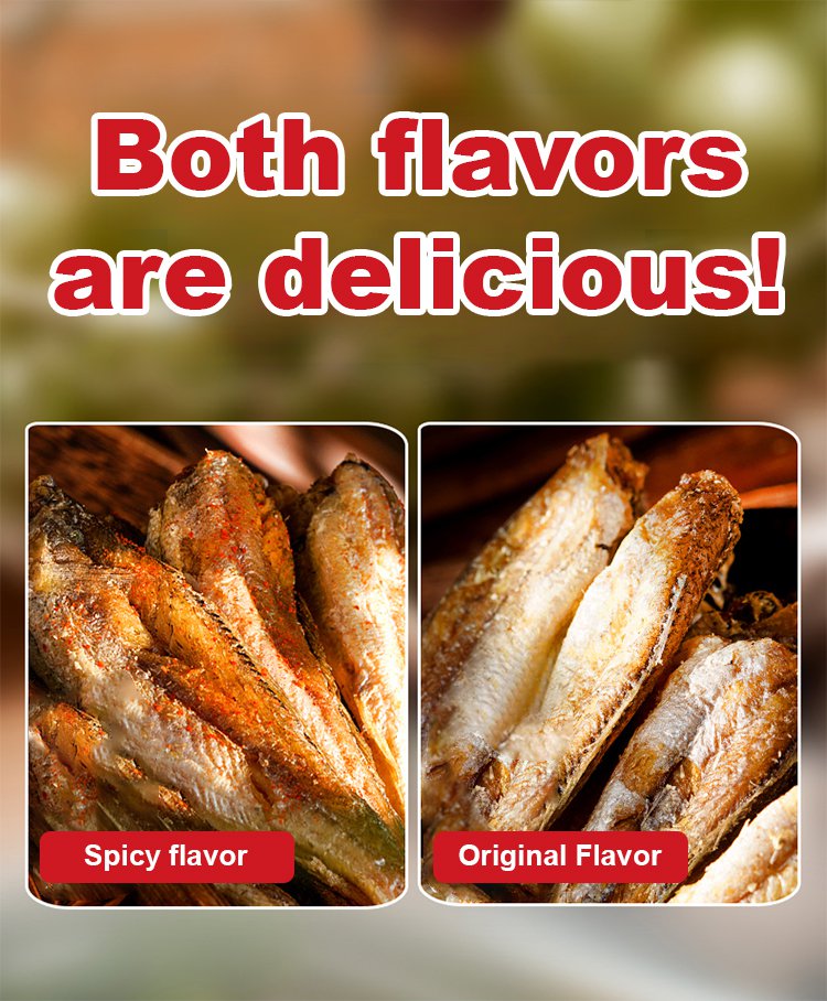 High-protein ready-to-eat deep-sea fish crisps