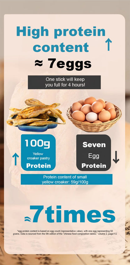 High-protein ready-to-eat deep-sea fish crisps