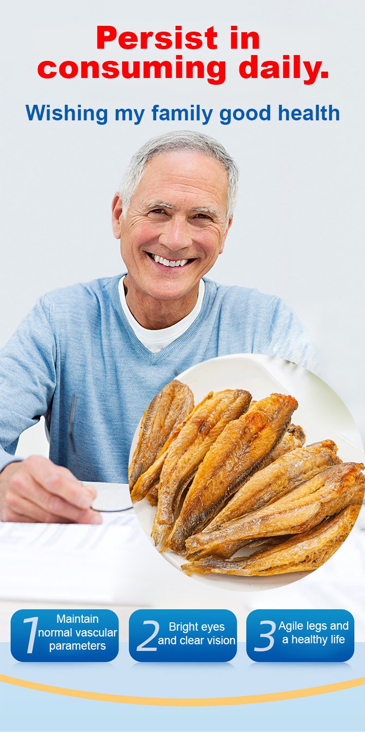 High-protein ready-to-eat deep-sea fish crisps