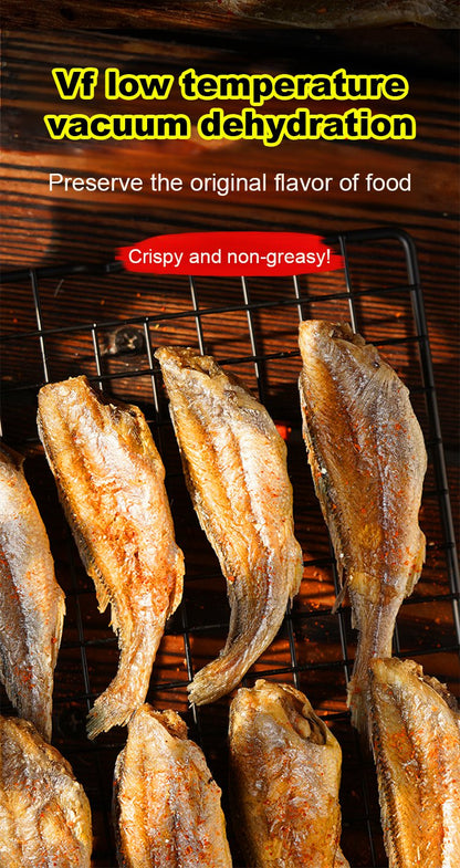 High-protein ready-to-eat deep-sea fish crisps