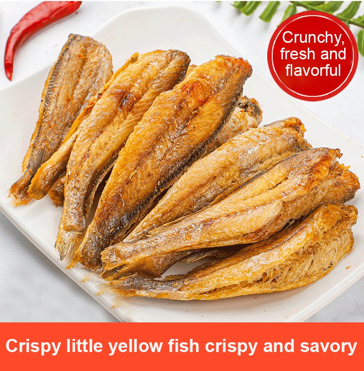 High-protein ready-to-eat deep-sea fish crisps