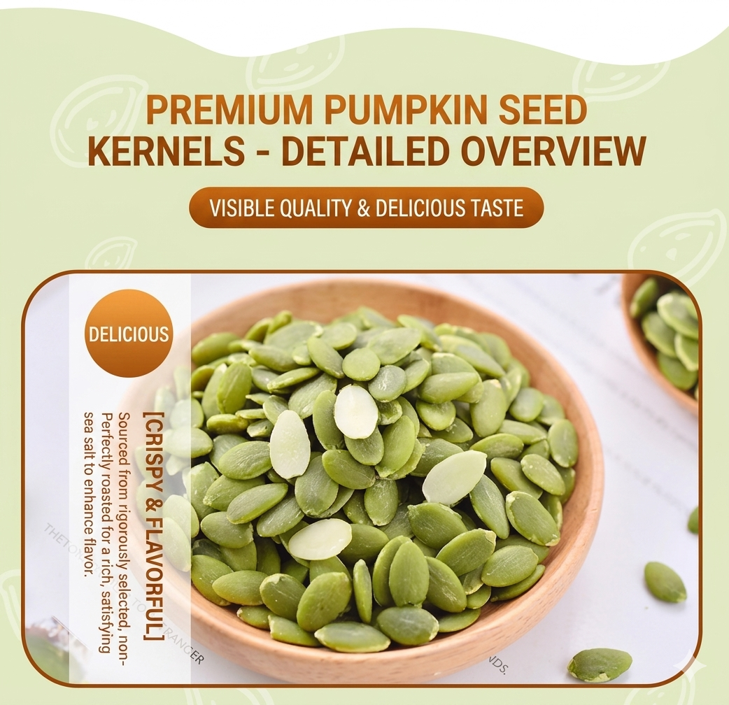 "Premium Roasted Pumpkin Seeds – Crunchy, Healthy, & Perfect for Snacking! 🎃 Limited Time Offer!"