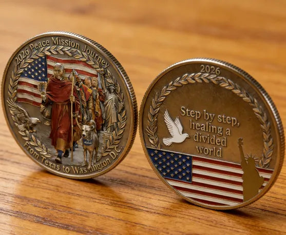 🏆NEW YEAR 60% OFF - 🙏2026“Journey of Peace Mission”Commemorative Coin